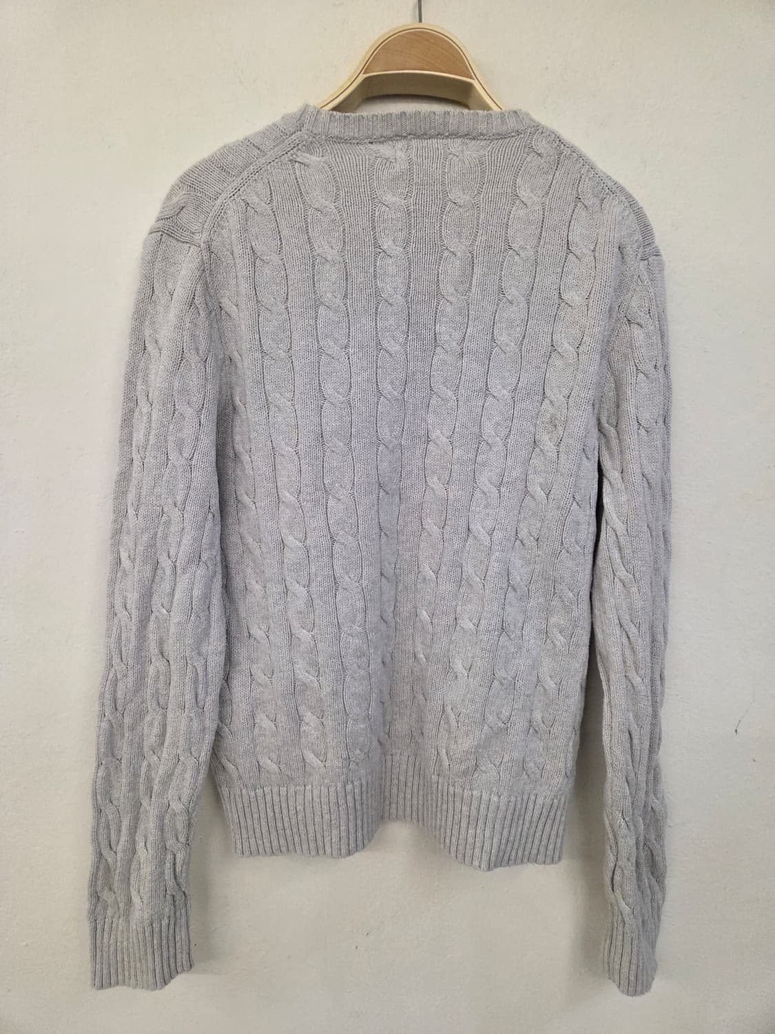 폴로 꽈배기 니트 상품이미지5