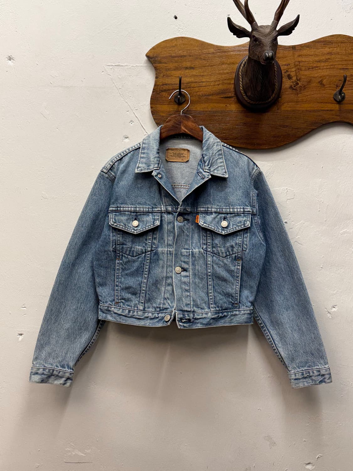 80s Japan Levi's Orange Tab Denim Jacket 상품이미지1