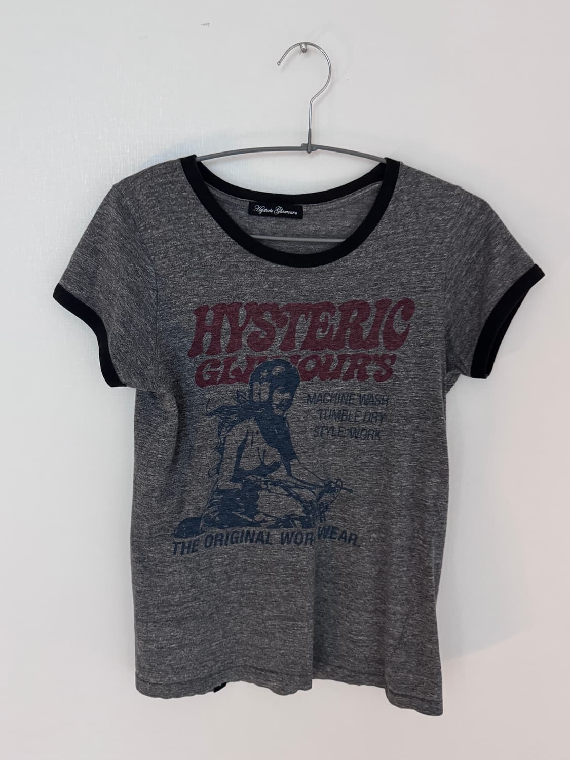Hysteric glamour 히스테릭글래머 링거 반팔 티 상품이미지1