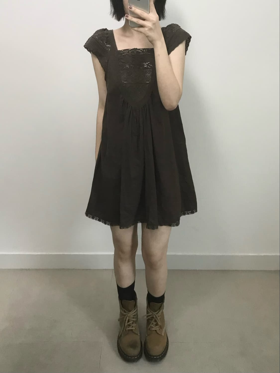 빈티지 린넨 크로셰 원피스 상품이미지1