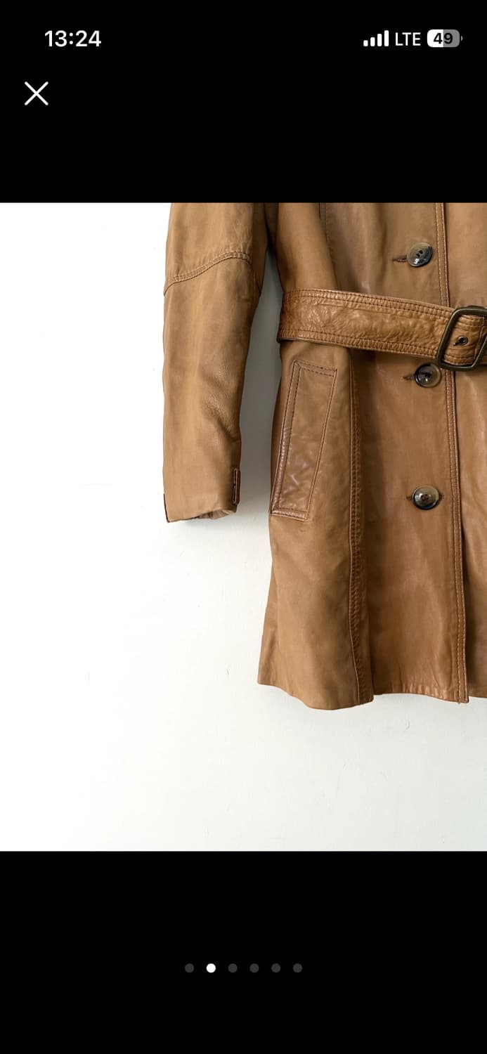 타미힐피거 레더자켓 브라운 상품이미지2