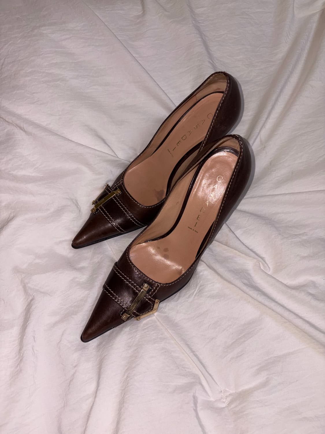 Casadel brown high heels 상품이미지3