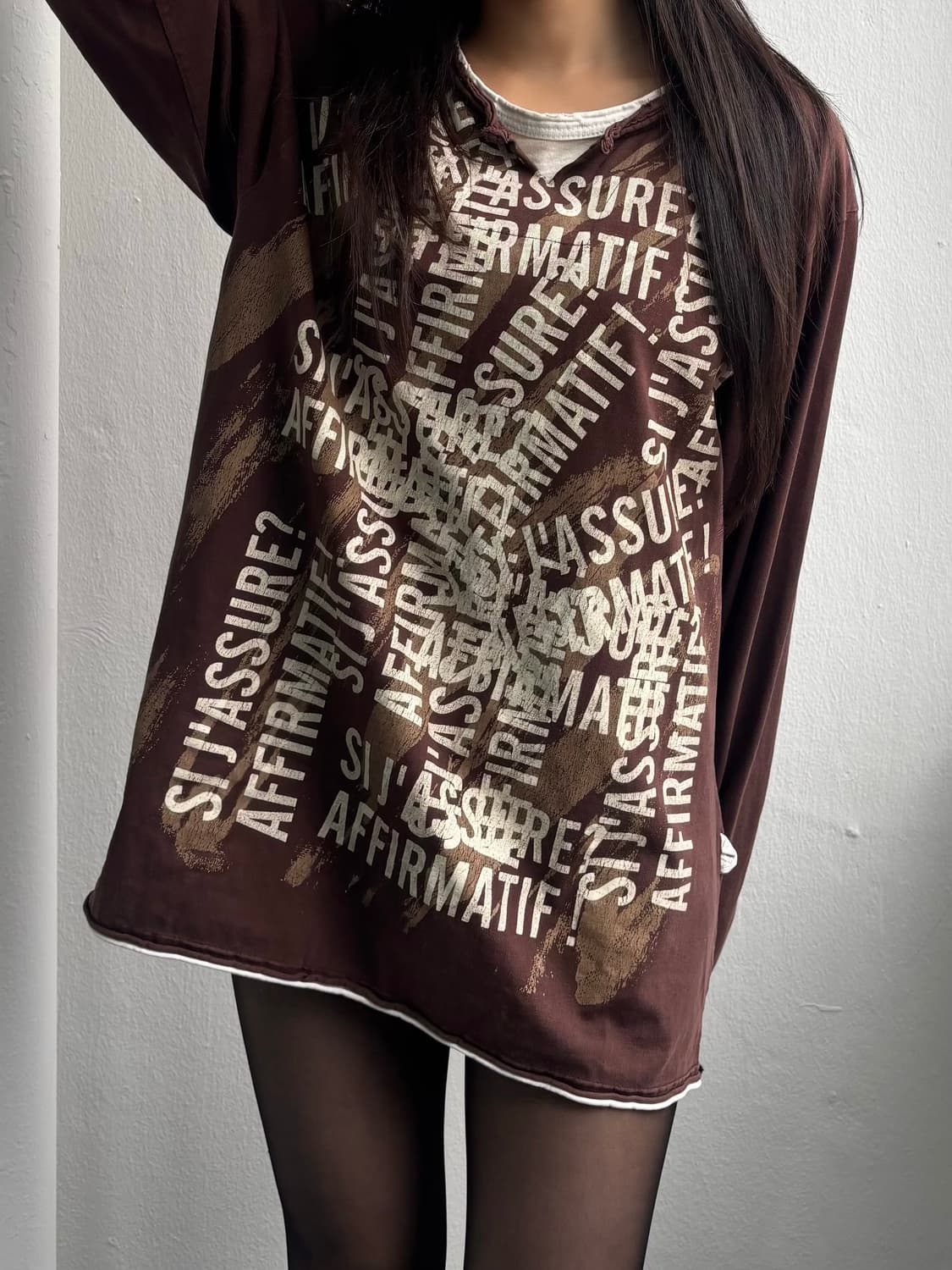 Vintage Graphic Layered Long Sleeve 상품이미지4