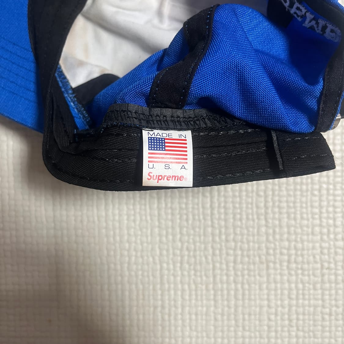 슈프림 S로고 6패널 캡 라이트 블루 상품이미지3