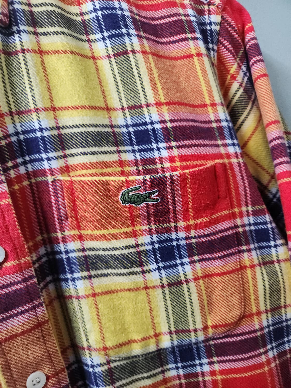 라코스테 여성 프란넬 셔츠 상품이미지5