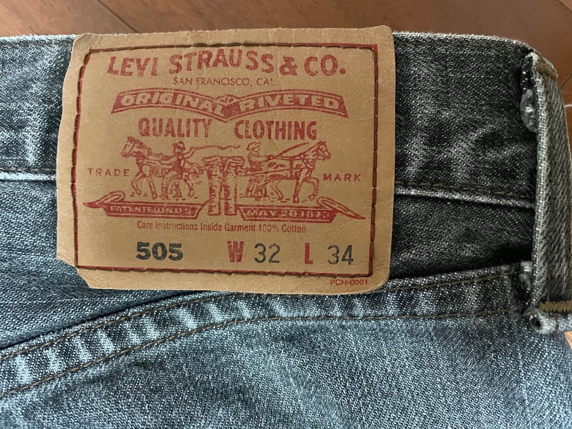 리바이스 505 흑청 중청 일괄판매 00s 빈티지 상품이미지6