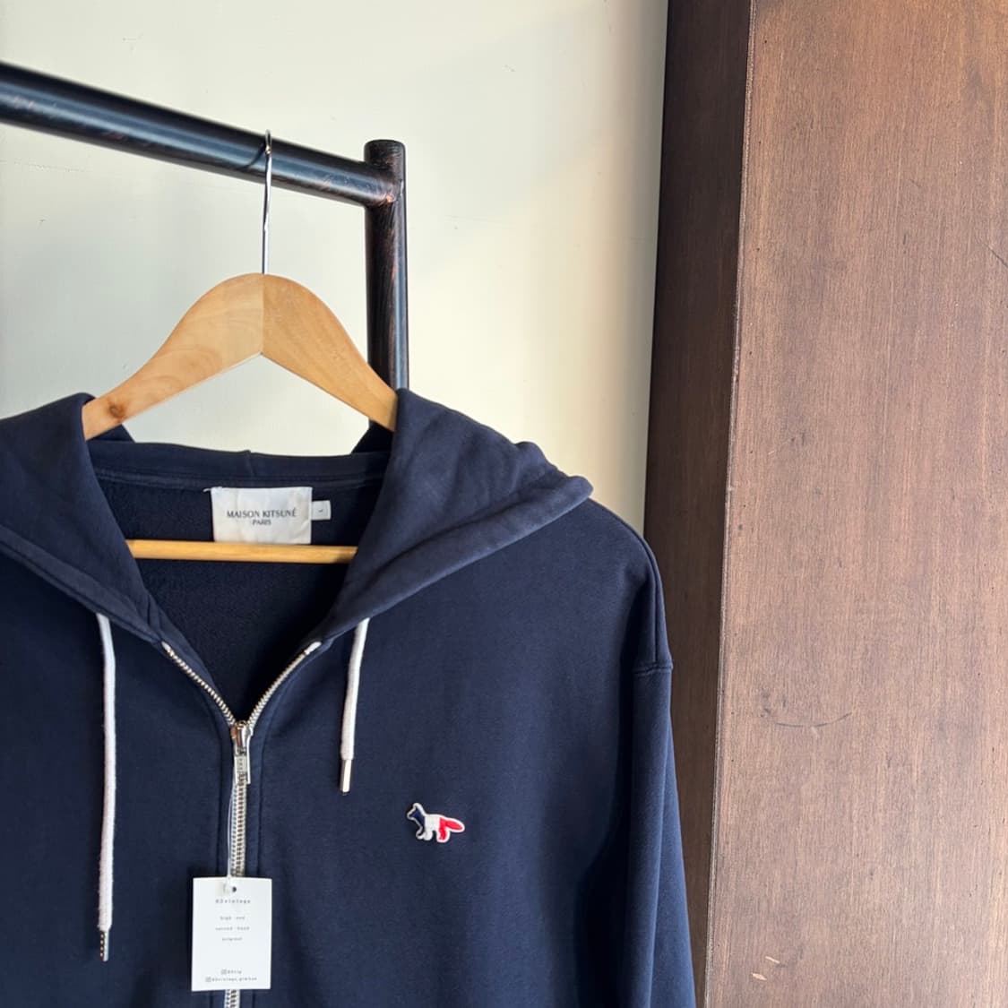 15857 - 메종키츠네 트리컬러 폭스 후드 집업 상품이미지3