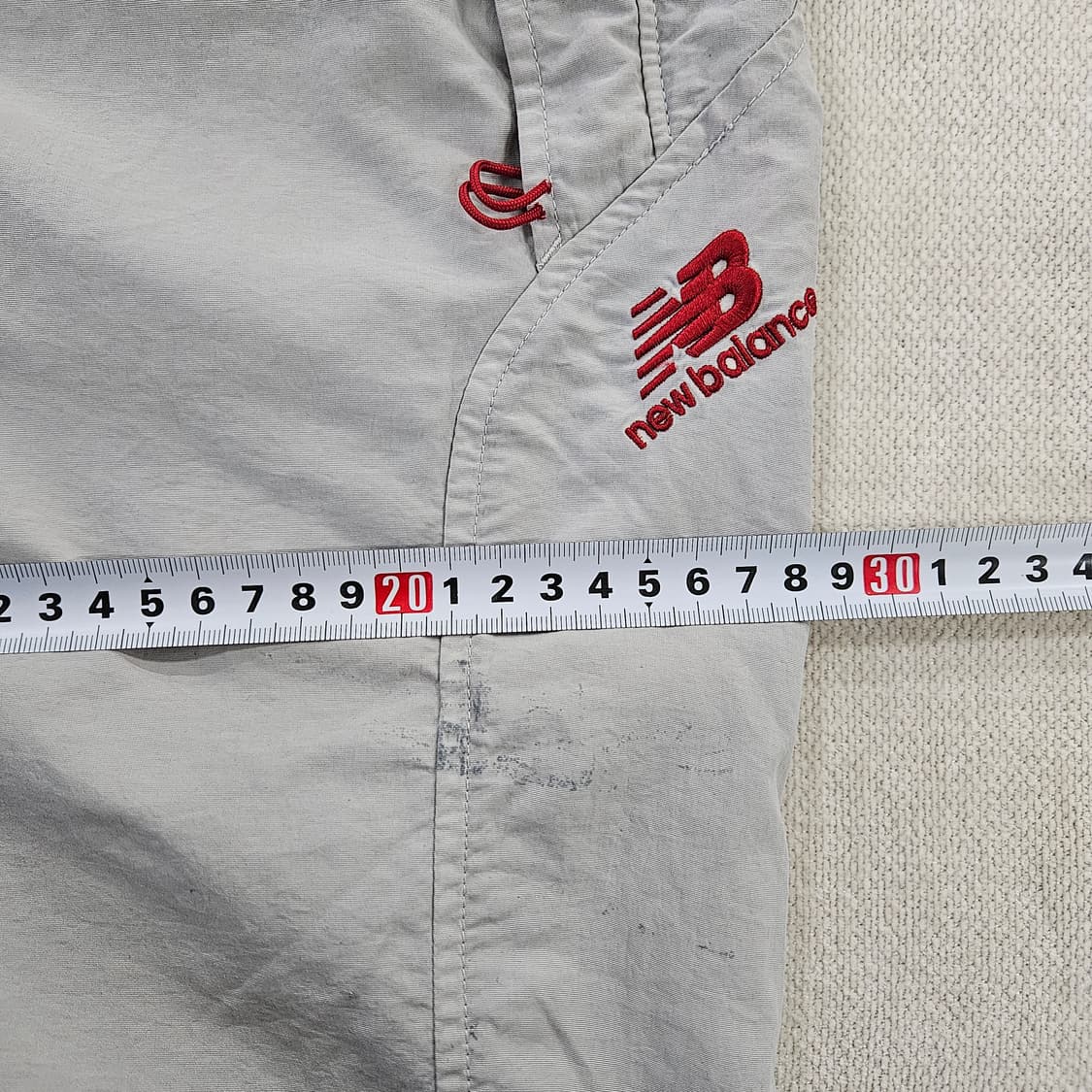 [80(M)] 뉴발란스 여성 레드 로고 포인트 조거 팬츠 0115YH2 상품이미지9