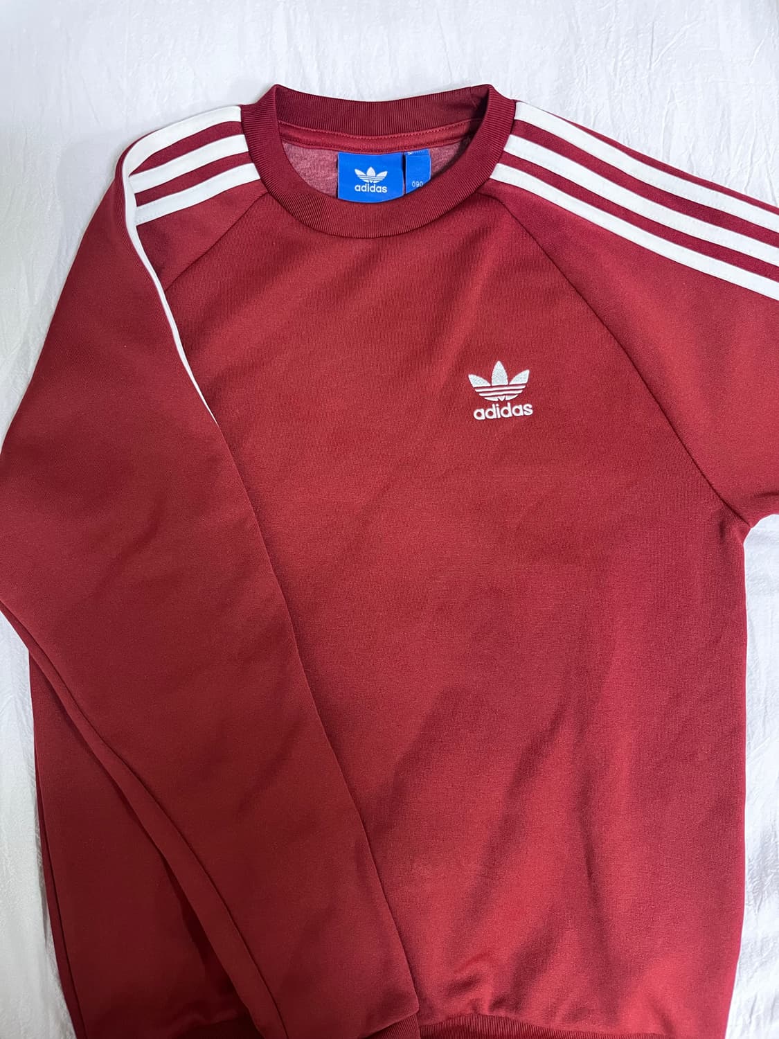 아디다스 슈퍼스타 크루 버건디 맨투맨 90 상품이미지2