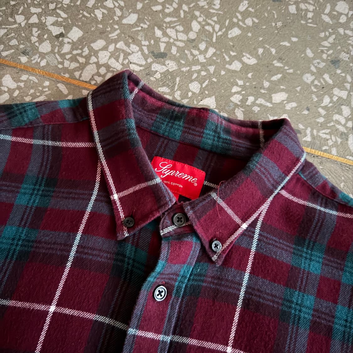 슈프림 플란넬 체크 셔츠 상품이미지4