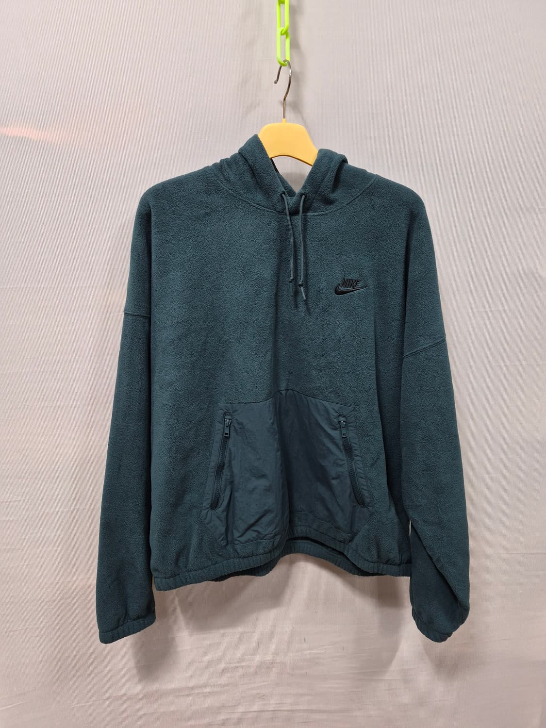 나이키 그린 플리스 후드티 포켓 남성XXL 상품이미지1