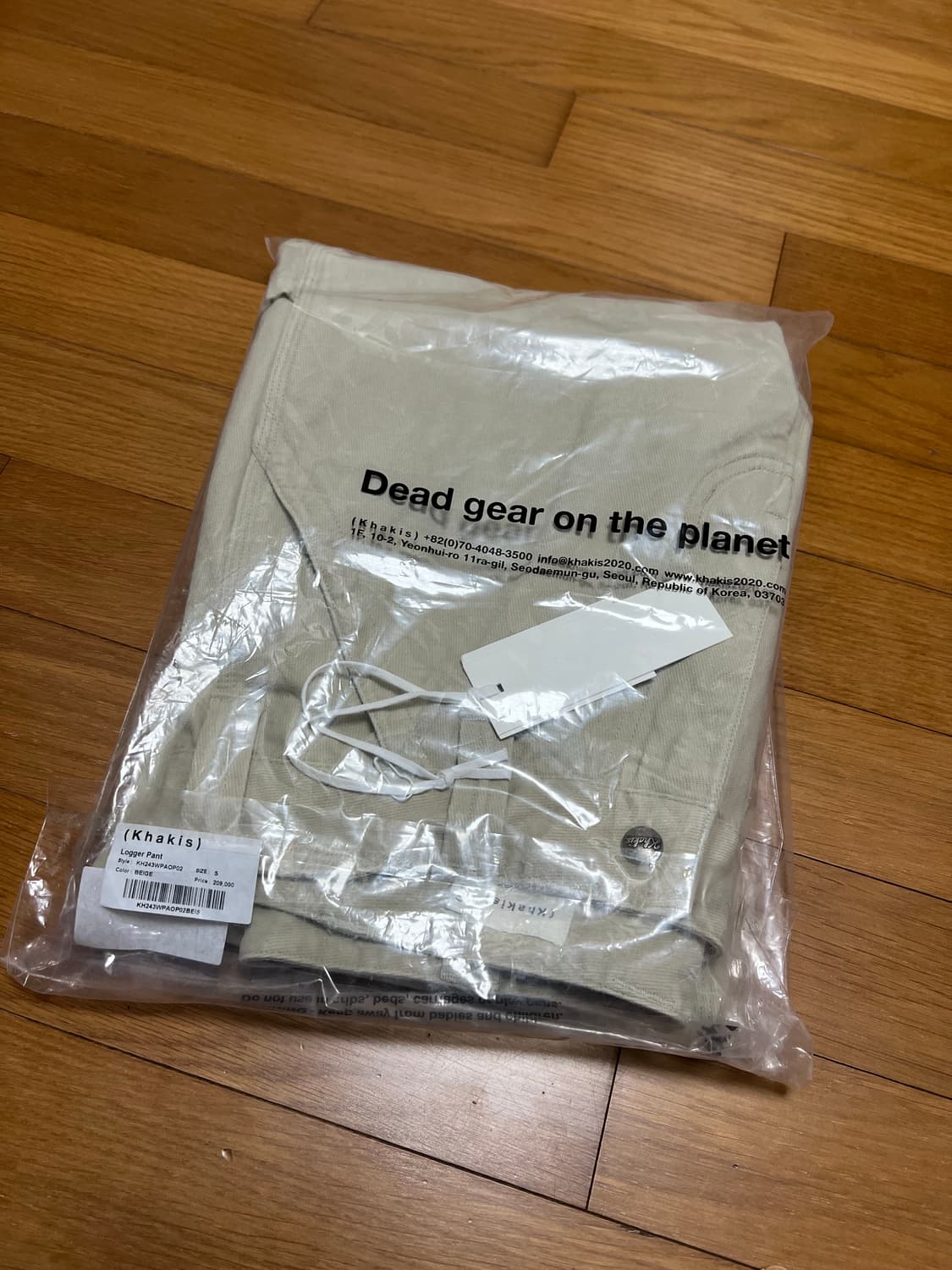 카키스 Khakis Logger Pant Beige 상품이미지9