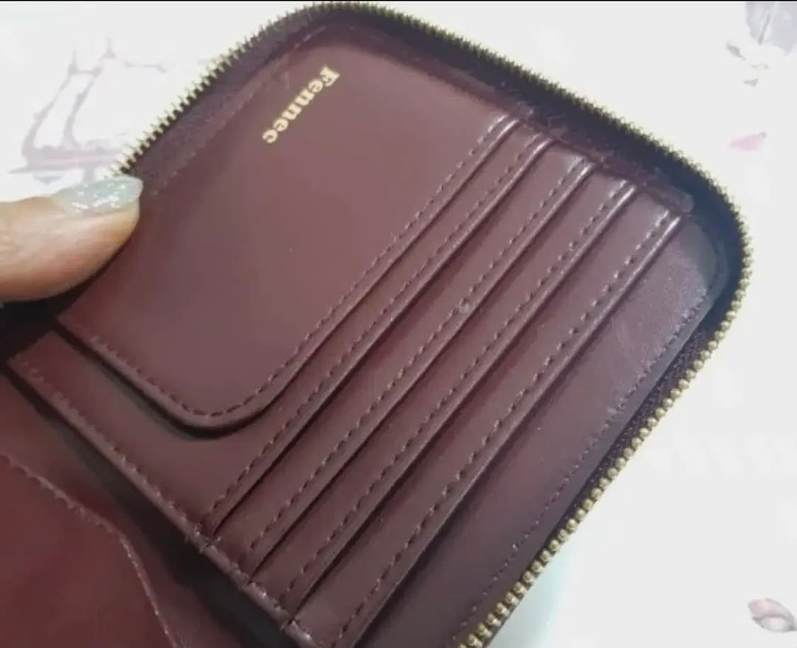 20만원구입 가을버건디 정품사막여우 fennec 여성지갑 s급 상품이미지2