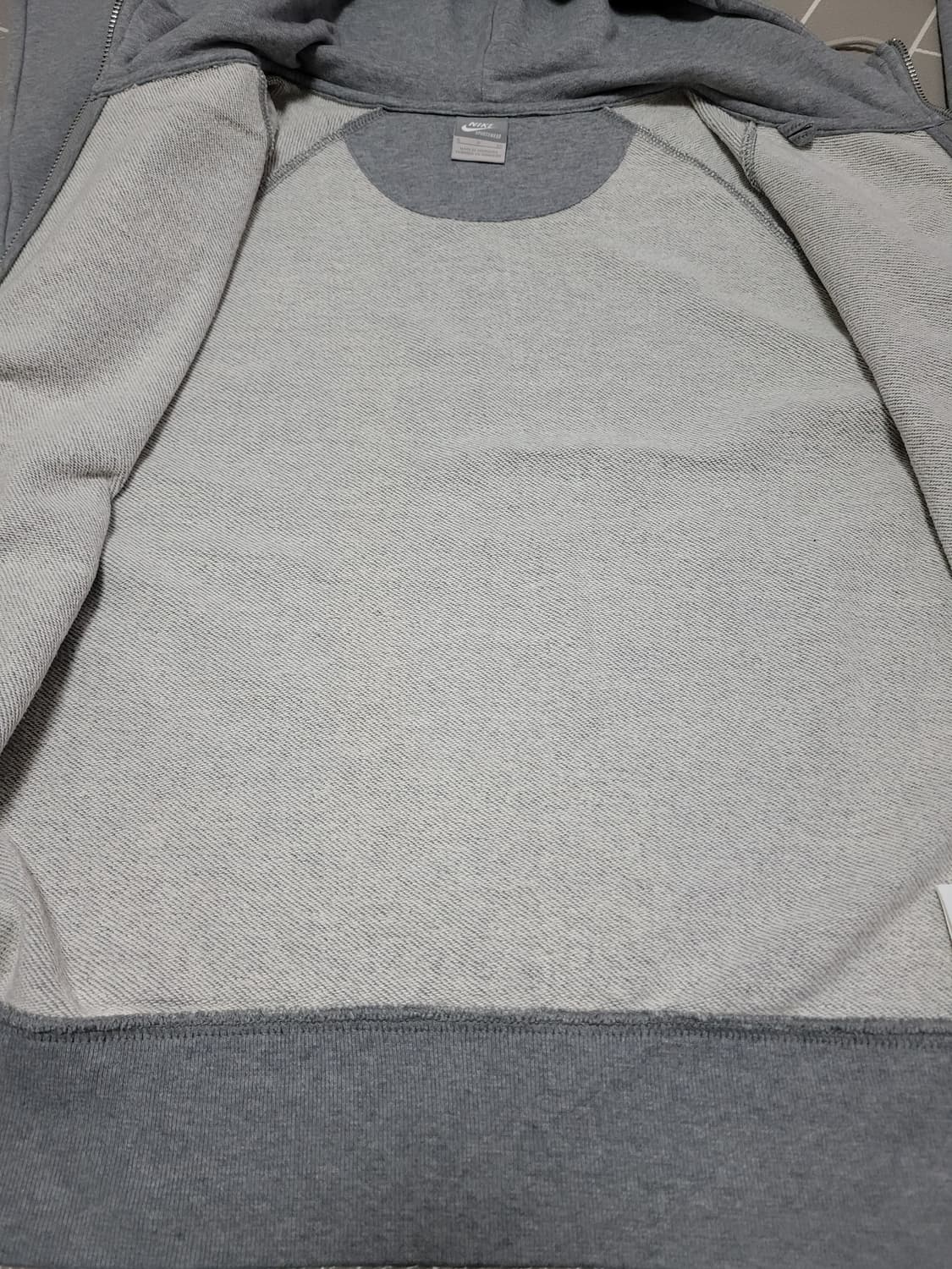 나이키 후드 풀집업 그레이 S 상품이미지3