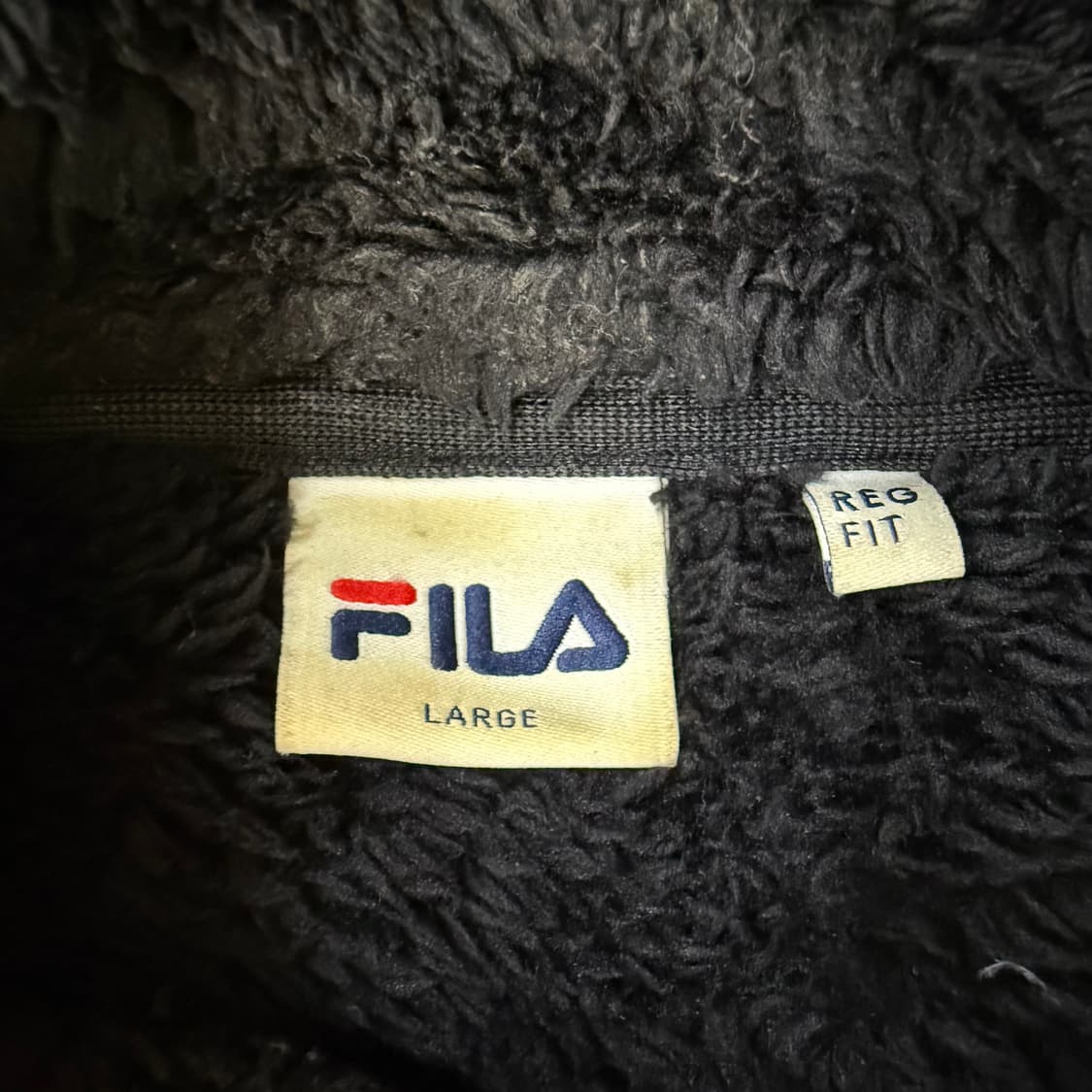 L 휠라 플리스 집업 자켓 0320T 상품이미지3