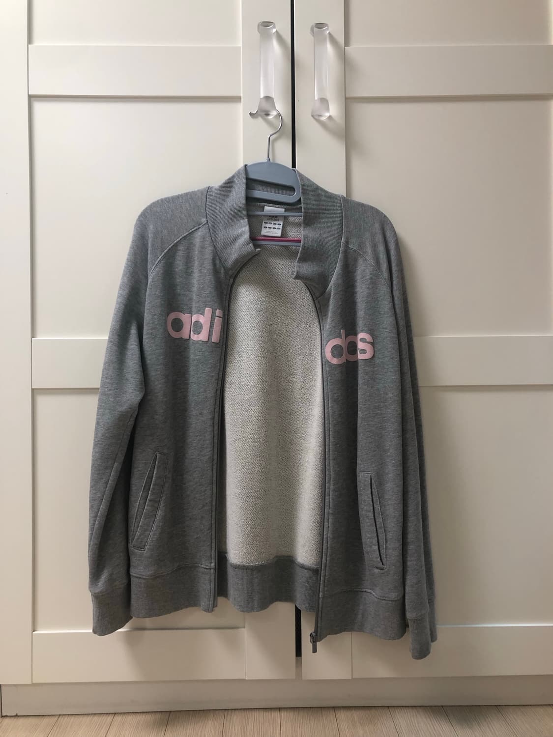 L 아디다스 회핑 하이넥 스웻 집업 자켓 상품이미지5