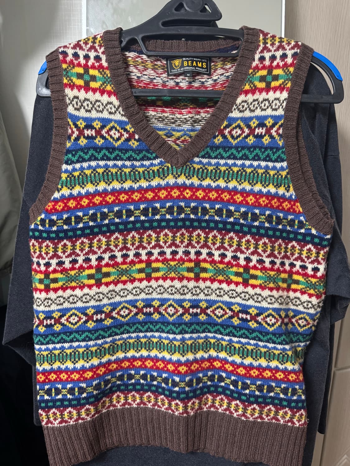 BEAMS 니트 베스트 상품이미지1