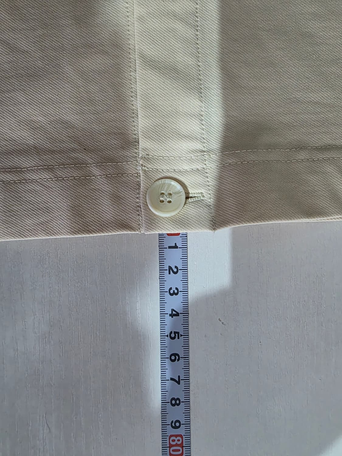 COS 코튼 오버핏 워크 셔츠 M(L) 상품이미지4