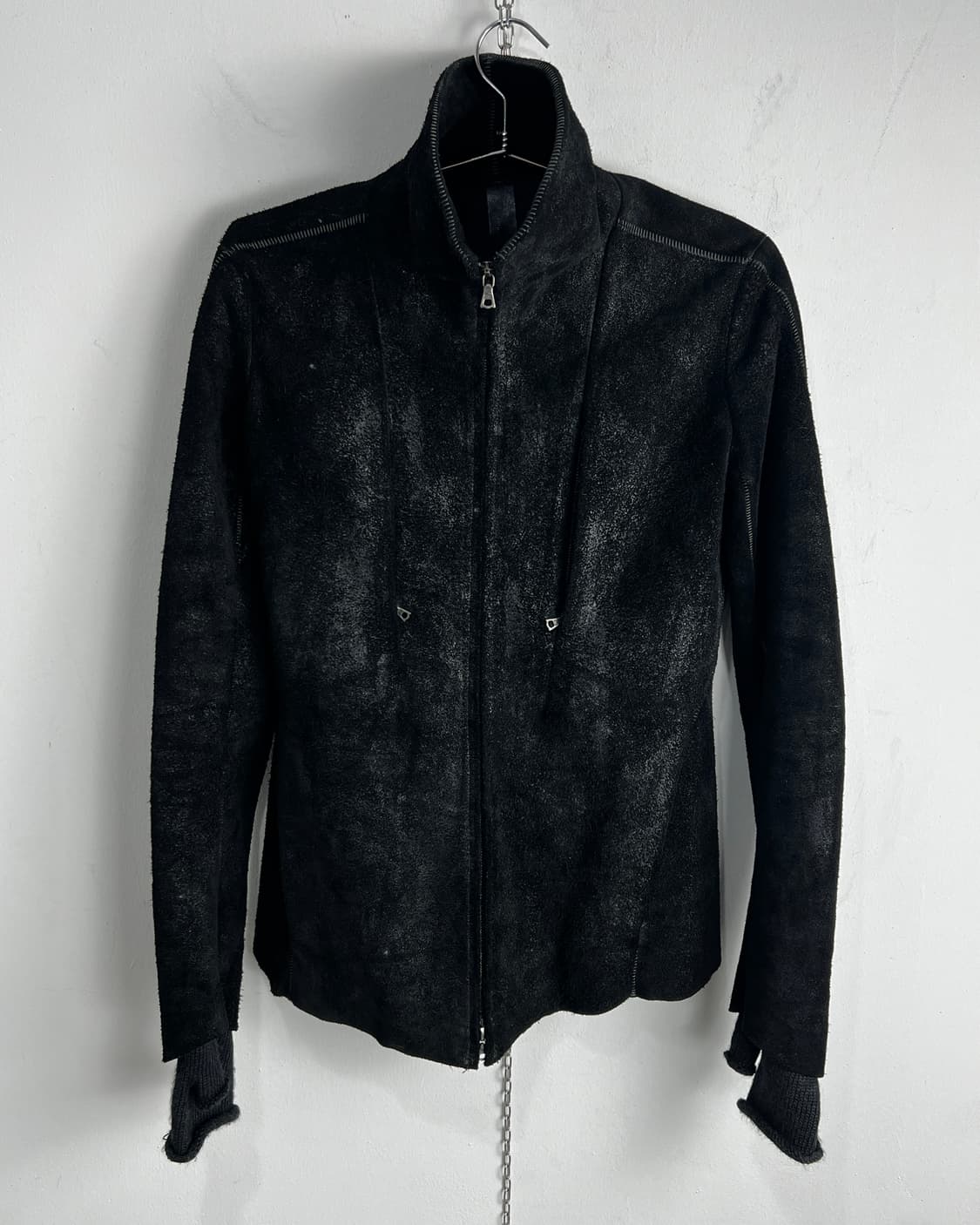 ISAAC SELLAM WAX COATED CALF SKIN JACKET 상품이미지3