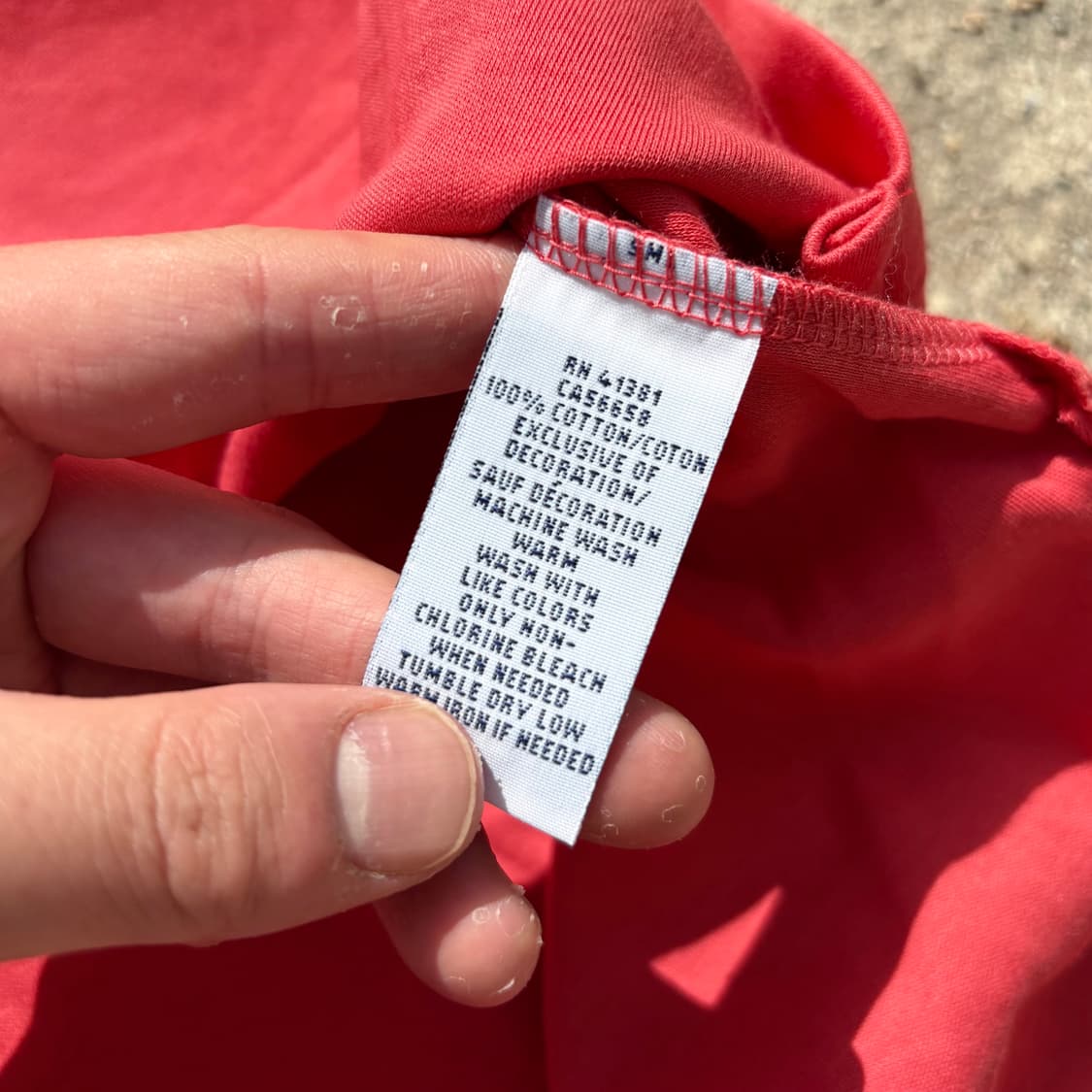 (L) 폴로 랄프로렌 PK 코랄레드 반팔 카라티 상품이미지4