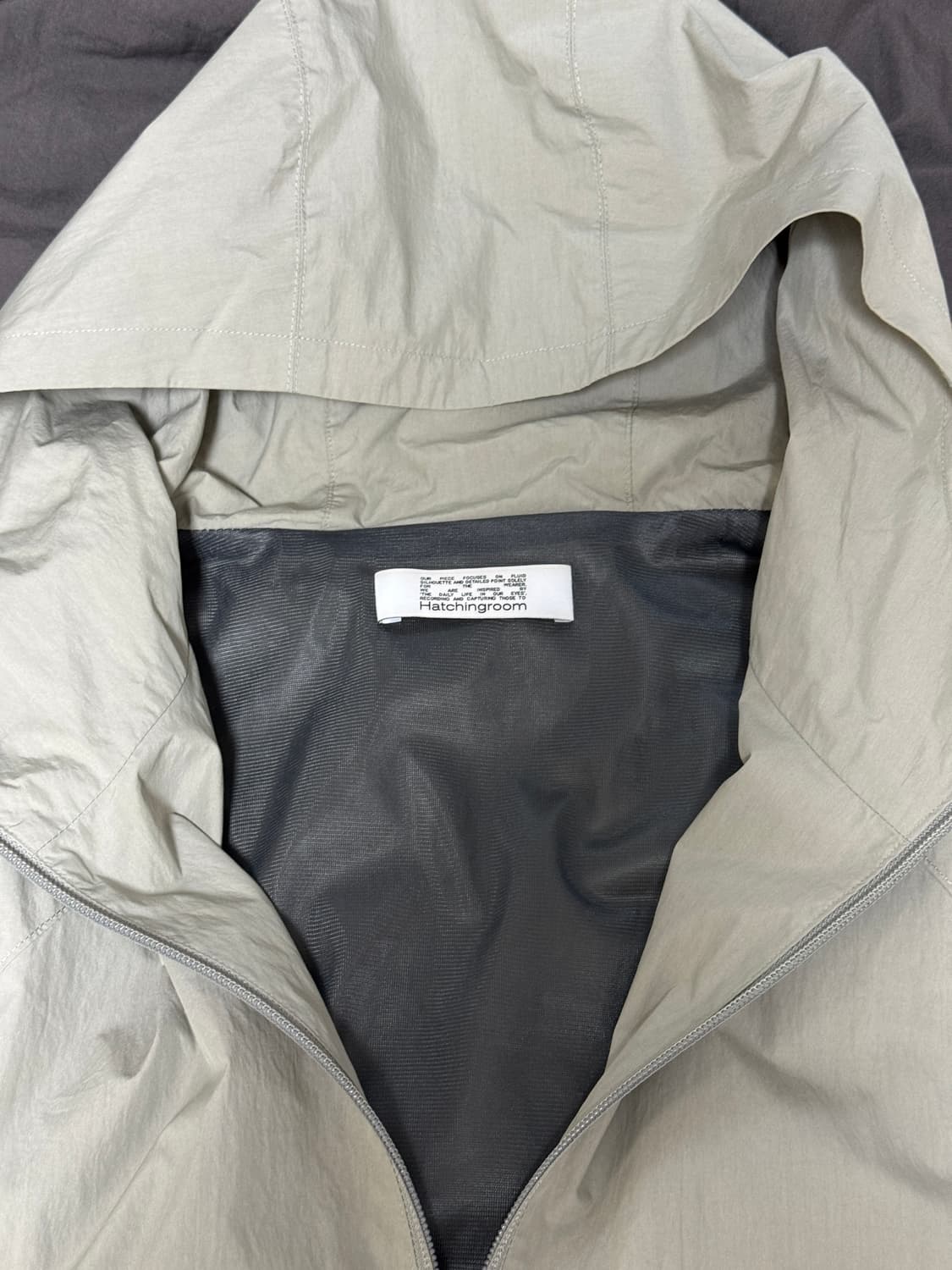 해칭룸 유틸리티 베스트 올리브 그레이 상품이미지3