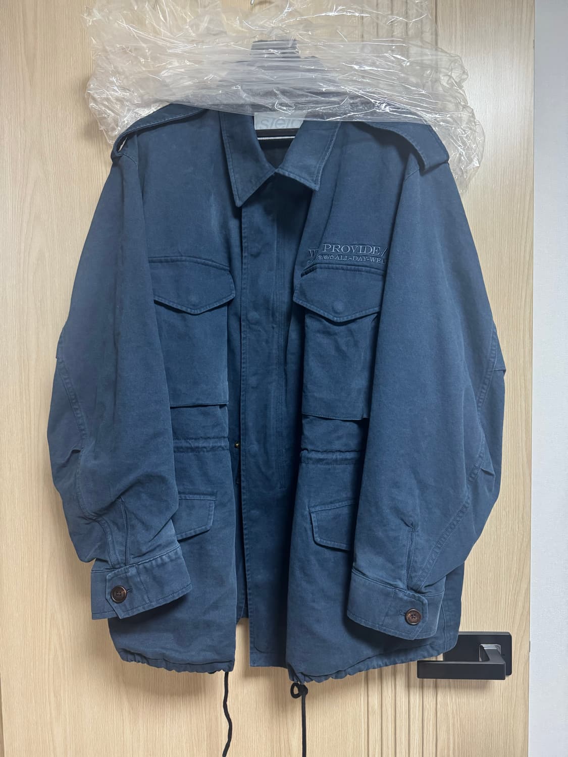 에스이오 WASHED COTTON FIELD JACKET NAVY 상품이미지6