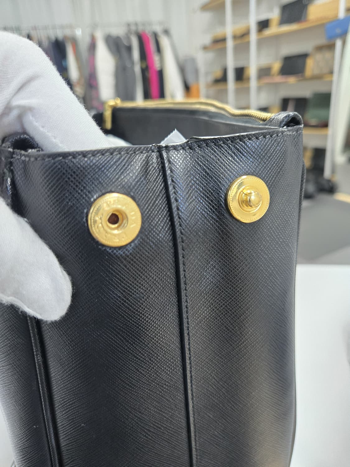 [A급컨디션]프라다 사피아노 토트백 상품이미지5