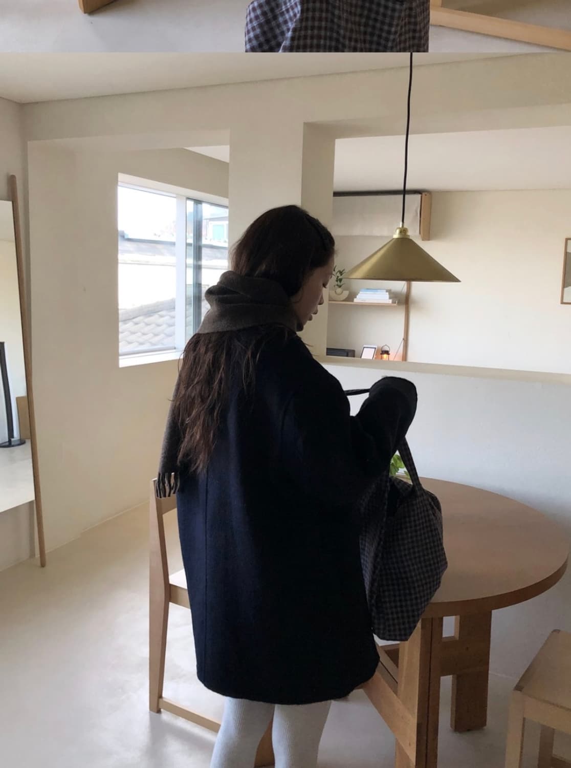 에오브 하이넥 하프코트 상품이미지3