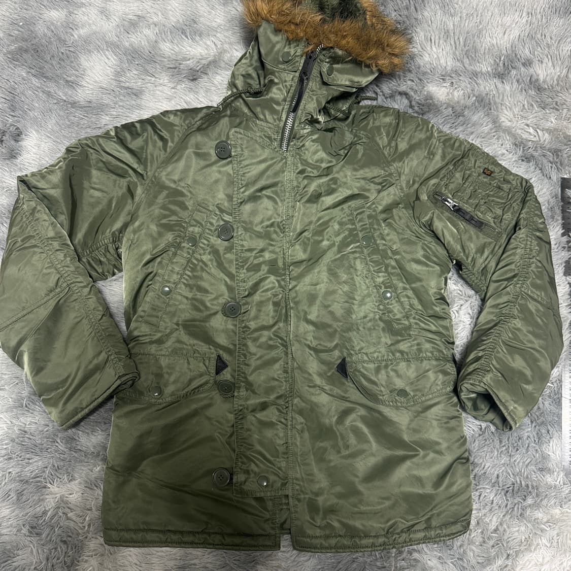 알파인더스트리 N3B S사이즈 실착 100정도 상품이미지7