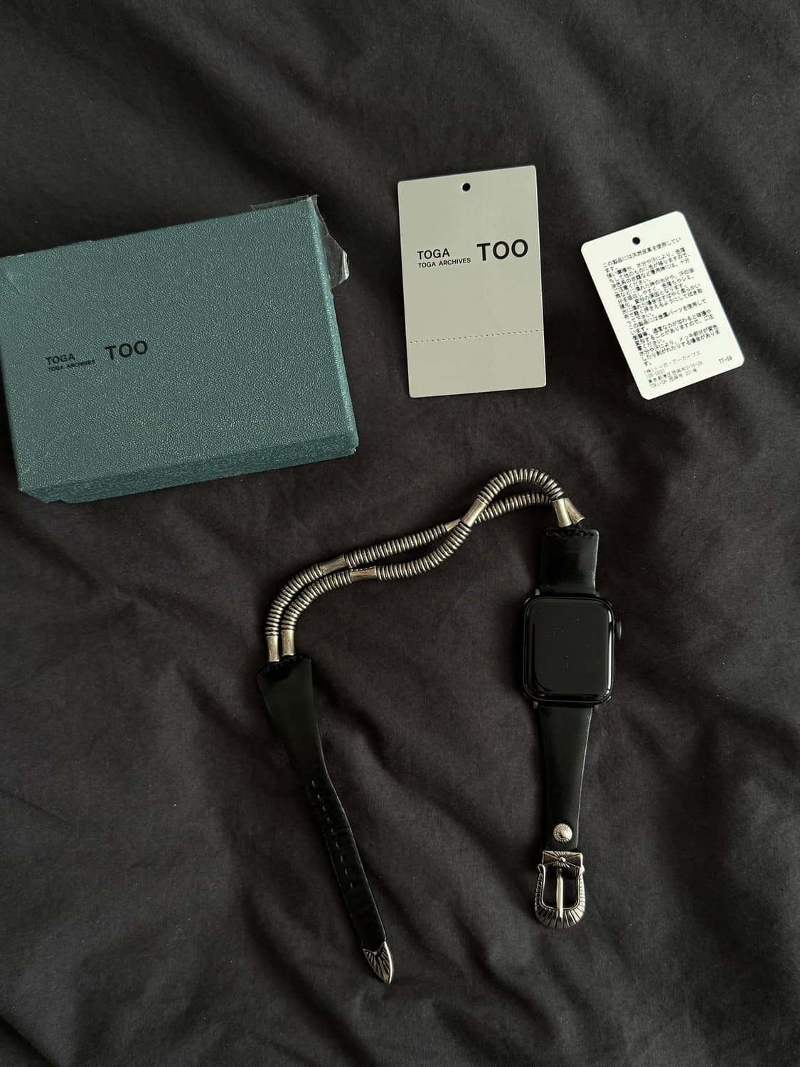 (네고가능)토가 애플워치 스트랩 (블랙) 상품이미지1