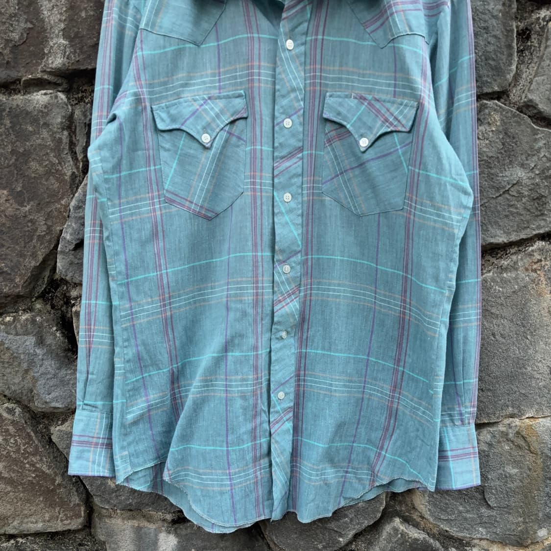60~70s USA 에이치바씨 H Bar C 웨스턴 셔츠 상품이미지6