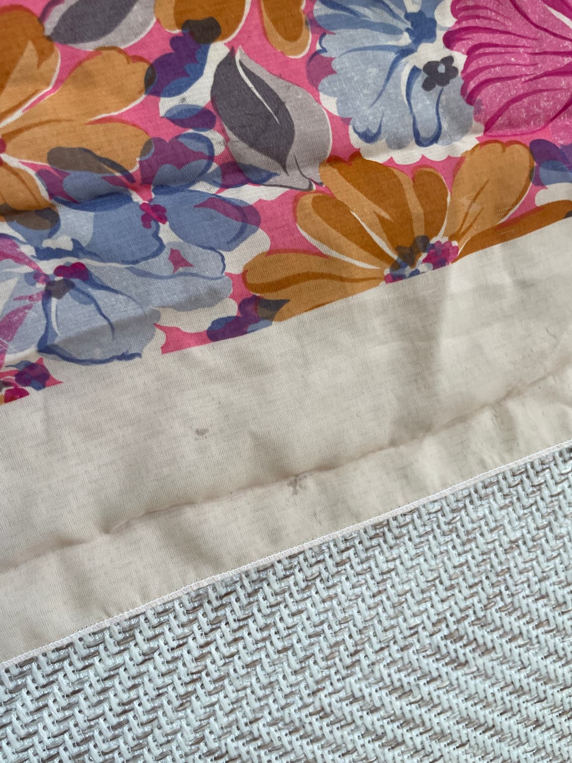 빈티지 실크 플로럴 아트 드레이프 스카프  J04417 상품이미지8