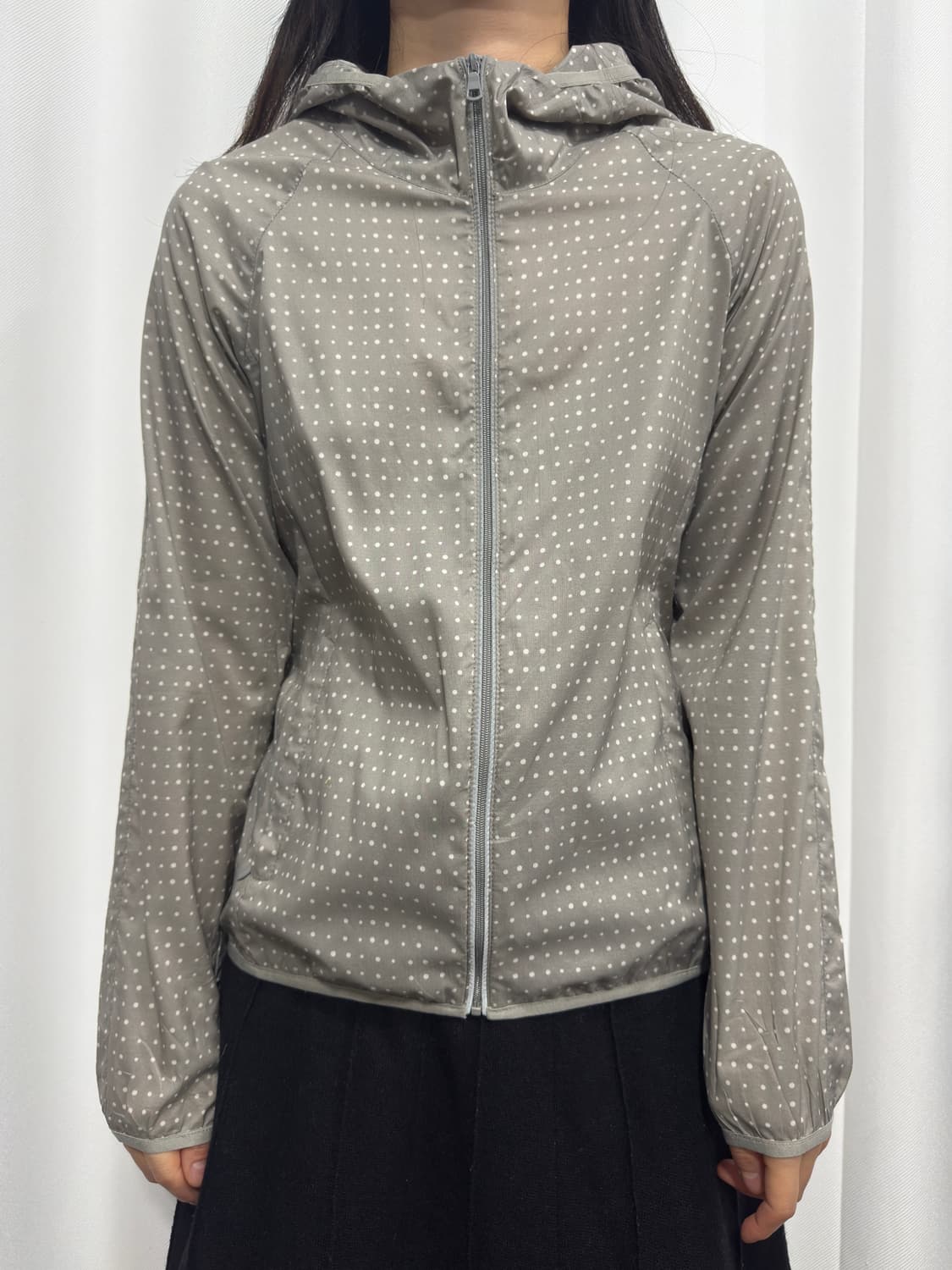 uniqlo gray dot hood jacket 상품이미지1