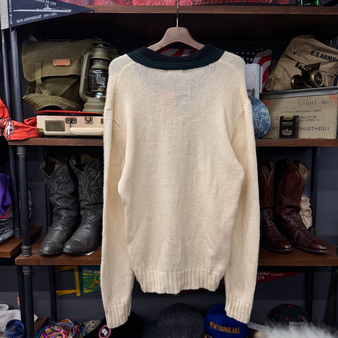 90s J.CREW 제이크루 프레피 크리켓 니트 클래식 N37 상품이미지2