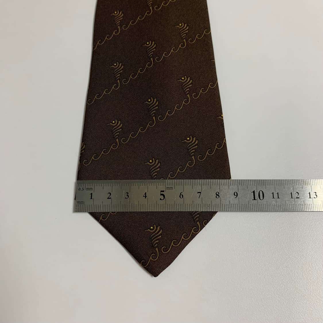 에르메스(HERMES) 기하학적패턴 명품 프랑스100실크 정장넥타이 A+ 상품이미지10