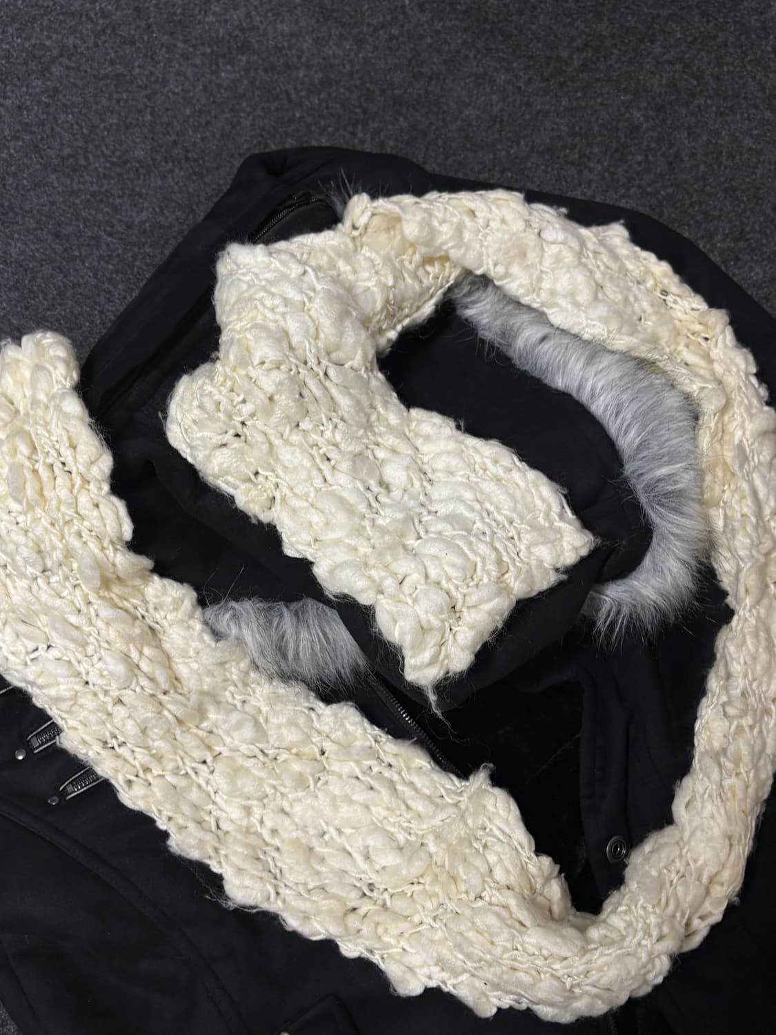 Vintage y2k morigirl grunge muffler 상품이미지3