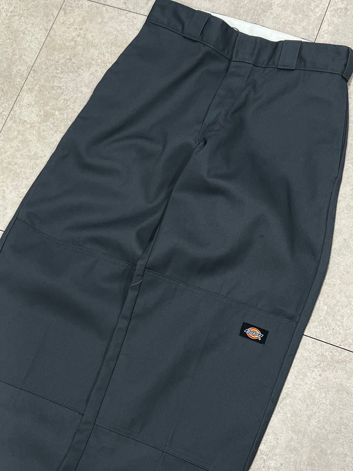 디키즈 더블니 루즈핏 워크팬츠 그레이 상품이미지3