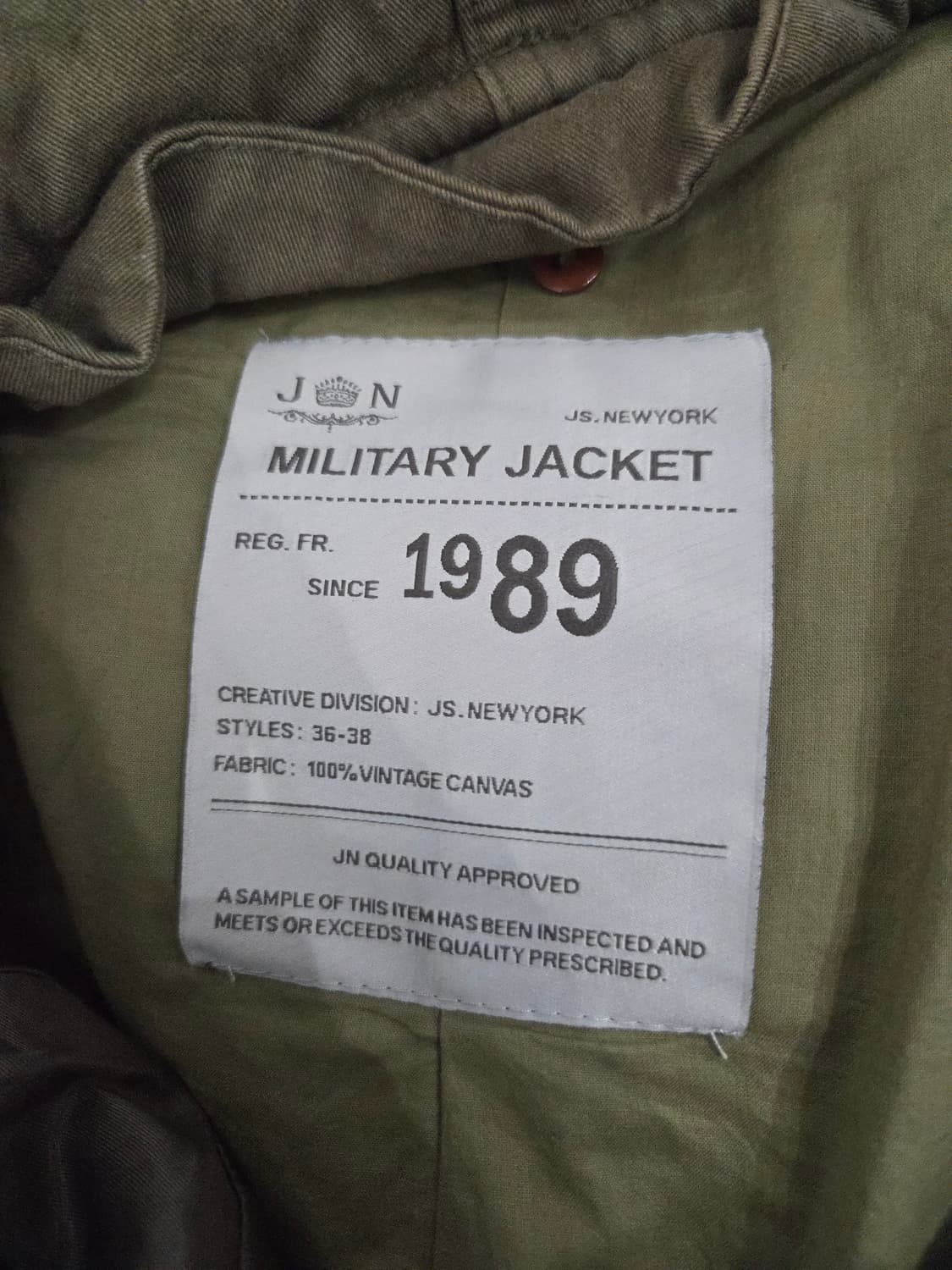 JS. NEWYORK 빈티지 패치워크 밀리터리 야상 상품이미지9