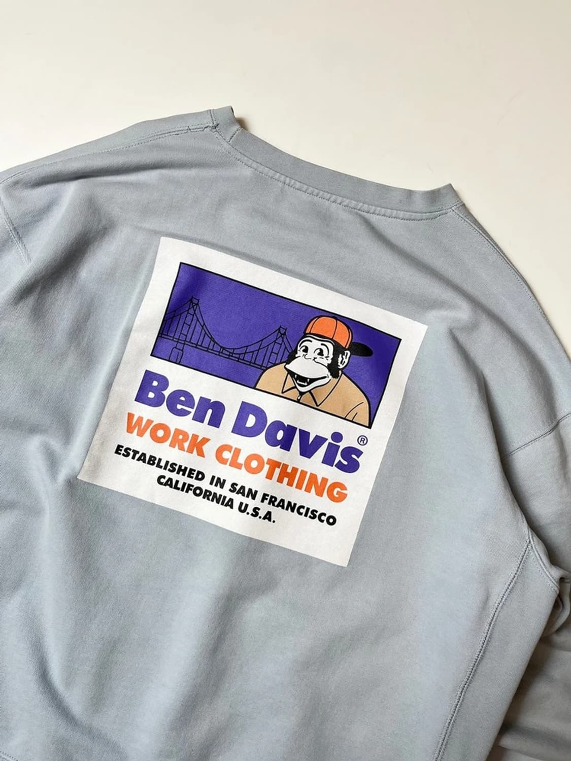 벤데이비스 재팬 리버스위브 헤비코튼 스웻 맨투맨 PN8737 상품이미지2