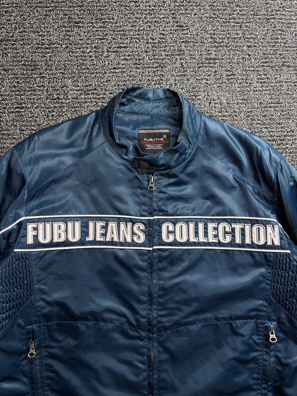 00s 후부 올드스쿨 나일론 쉘 바이커 자켓 3357 상품이미지1