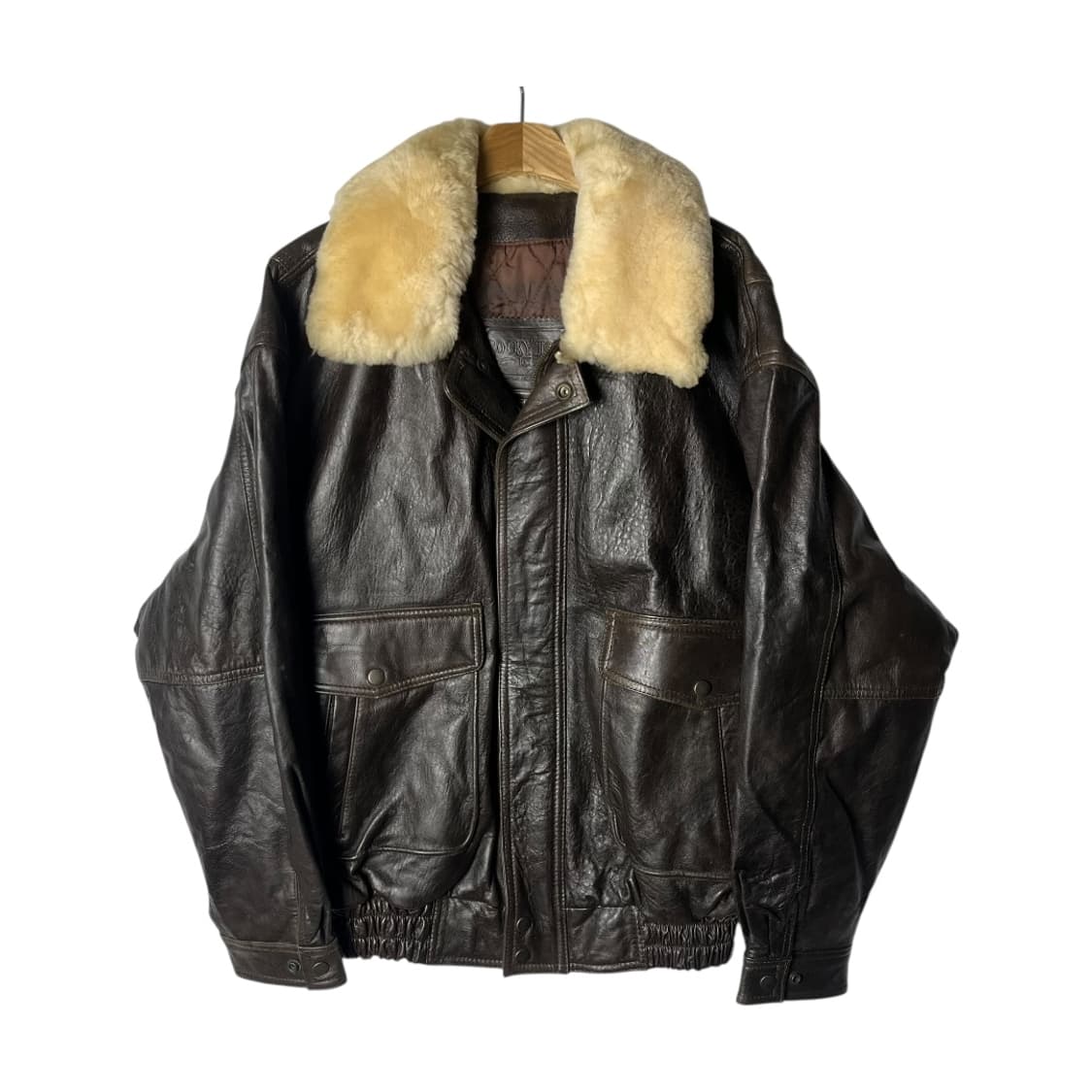 [Rocky Top] 빈티지 재팬 램스킨 무스탕 봄버자켓 상품이미지1