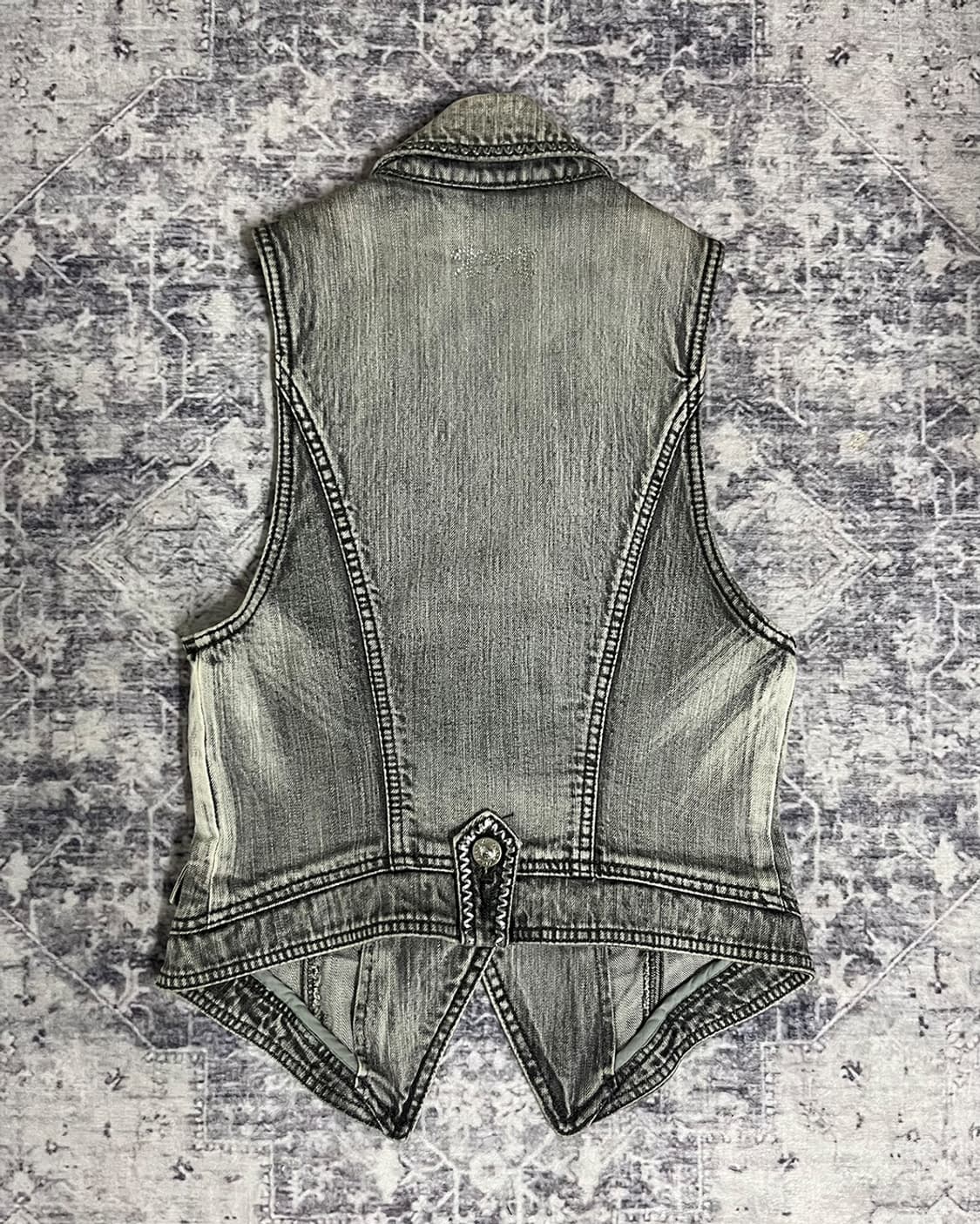 XIX Y2K patch denim vest 상품이미지6