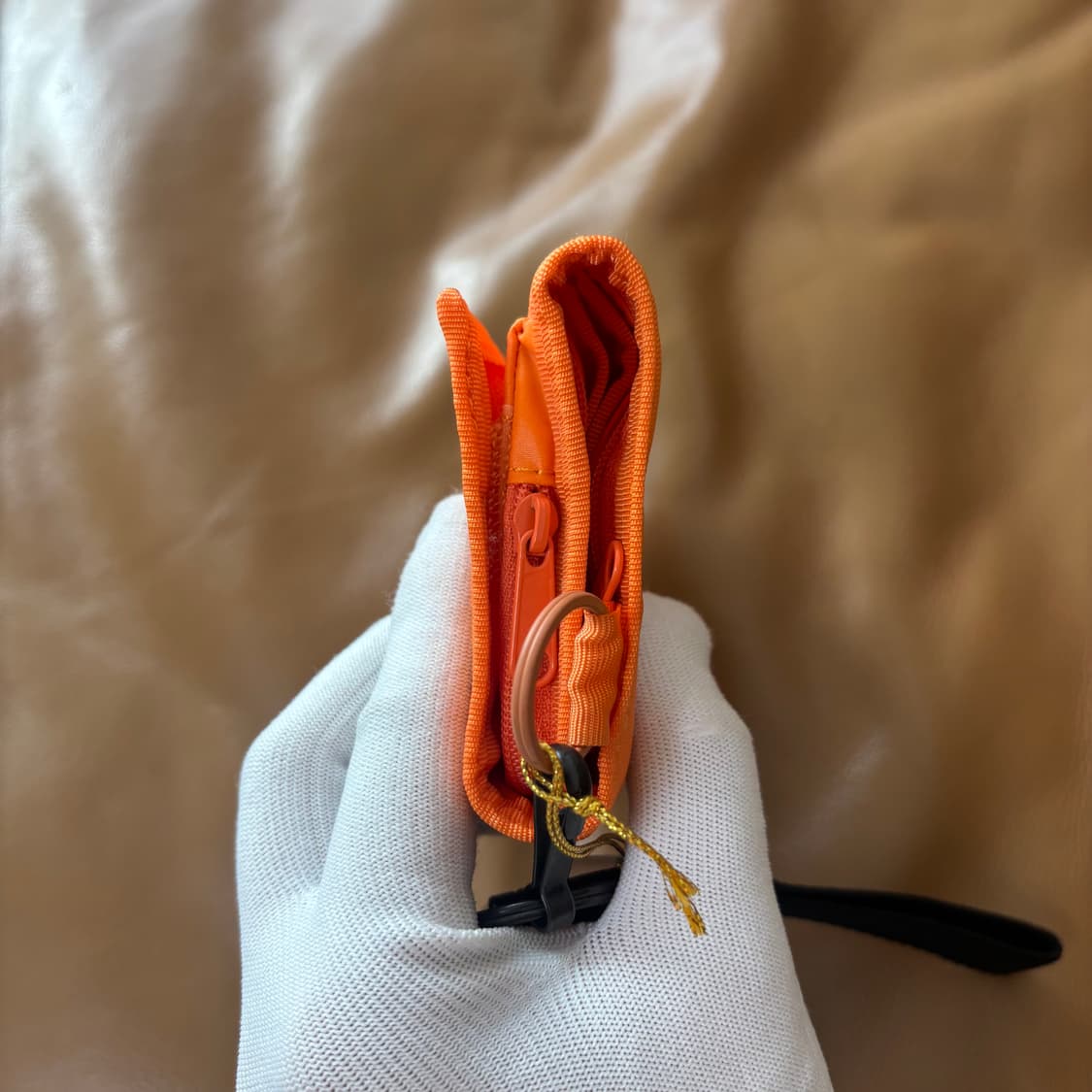 PORTER 포터 캡슐 월렛 지갑 오렌지 (스트랩 포함) 상품이미지8