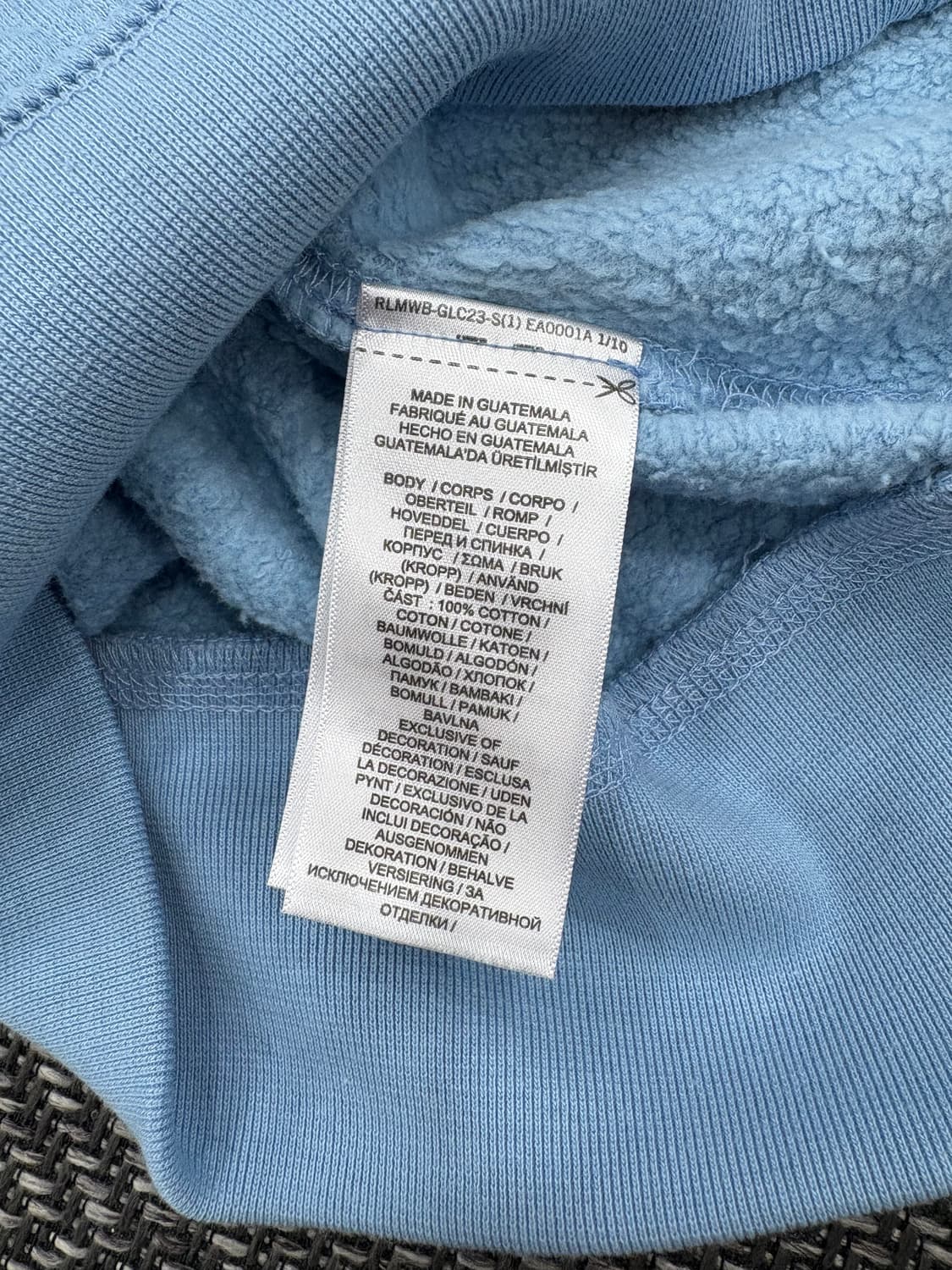 폴로 맨투맨 블루 상품이미지4