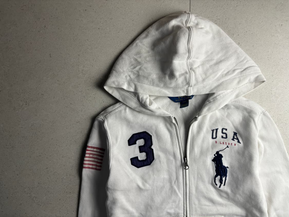 폴로 성조기 후드집업 상품이미지6