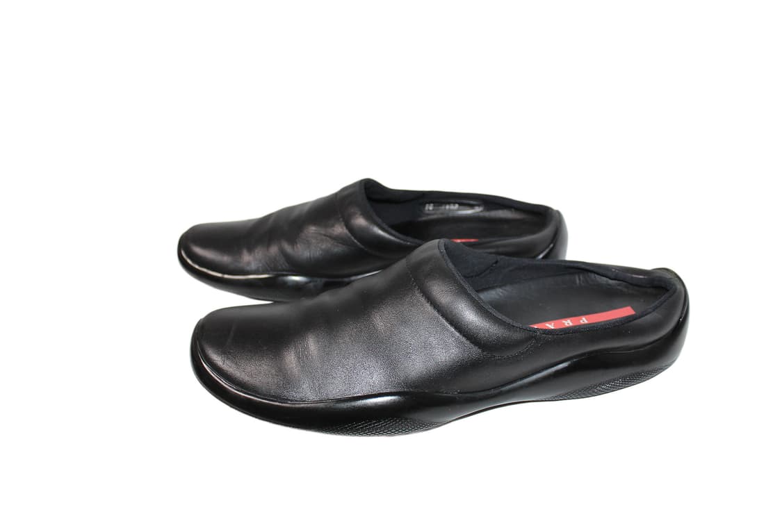 2000s PRADA 프라다 나파 레더 슬립온 슈즈 상품이미지2