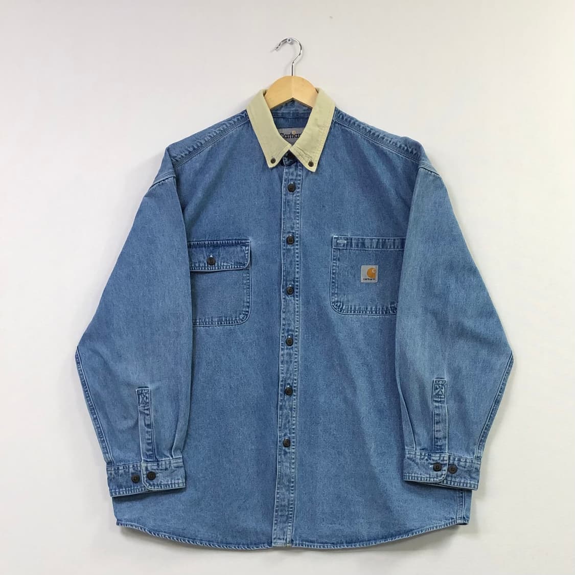 XL 칼하트 코듀로이넥 데님 셔츠 상품이미지2
