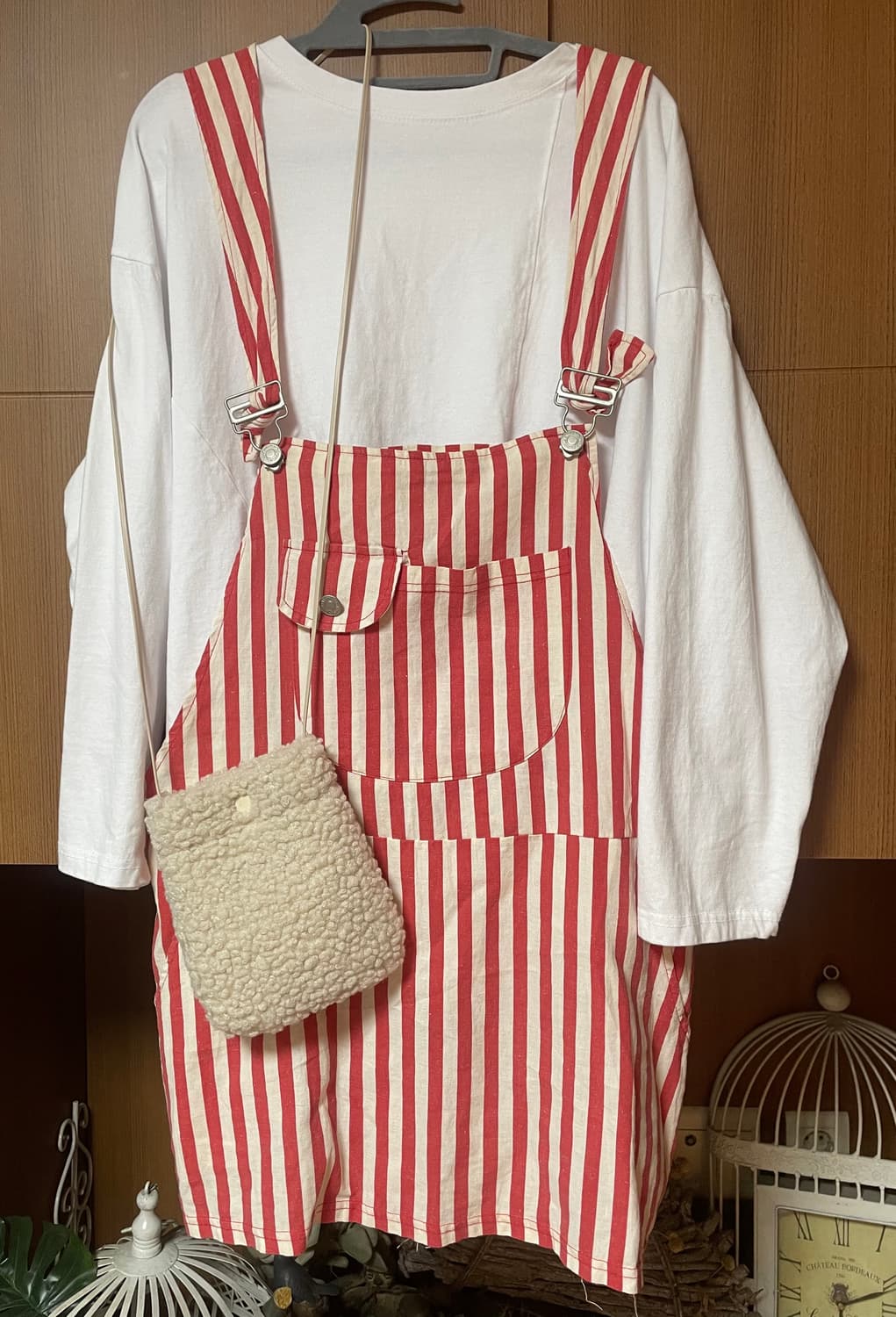 빈티지 멜빵 원피스  상품이미지1