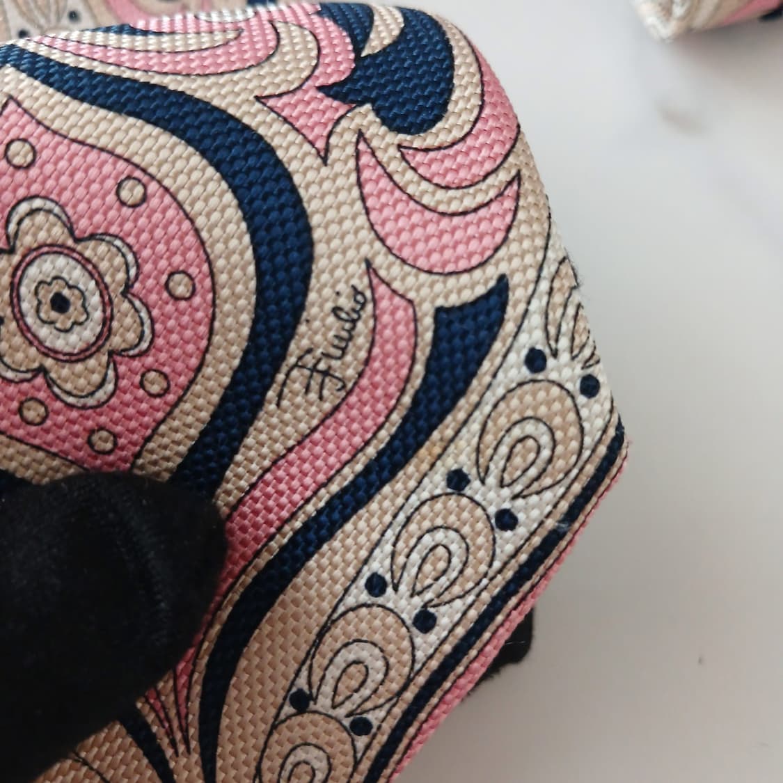 에밀리오 푸치 실크 핑크 플로럴 넥타이 9.2cm A등급 A18994
 상품이미지9