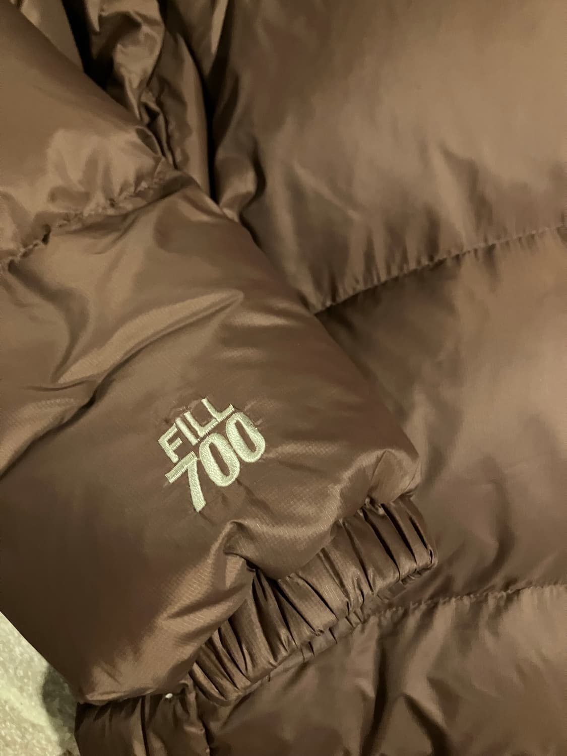 테켓 닷컴 패딩 브라운 m 상품이미지3